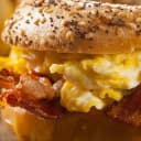 Double Bacon Egg And Cheese Bagel 1
